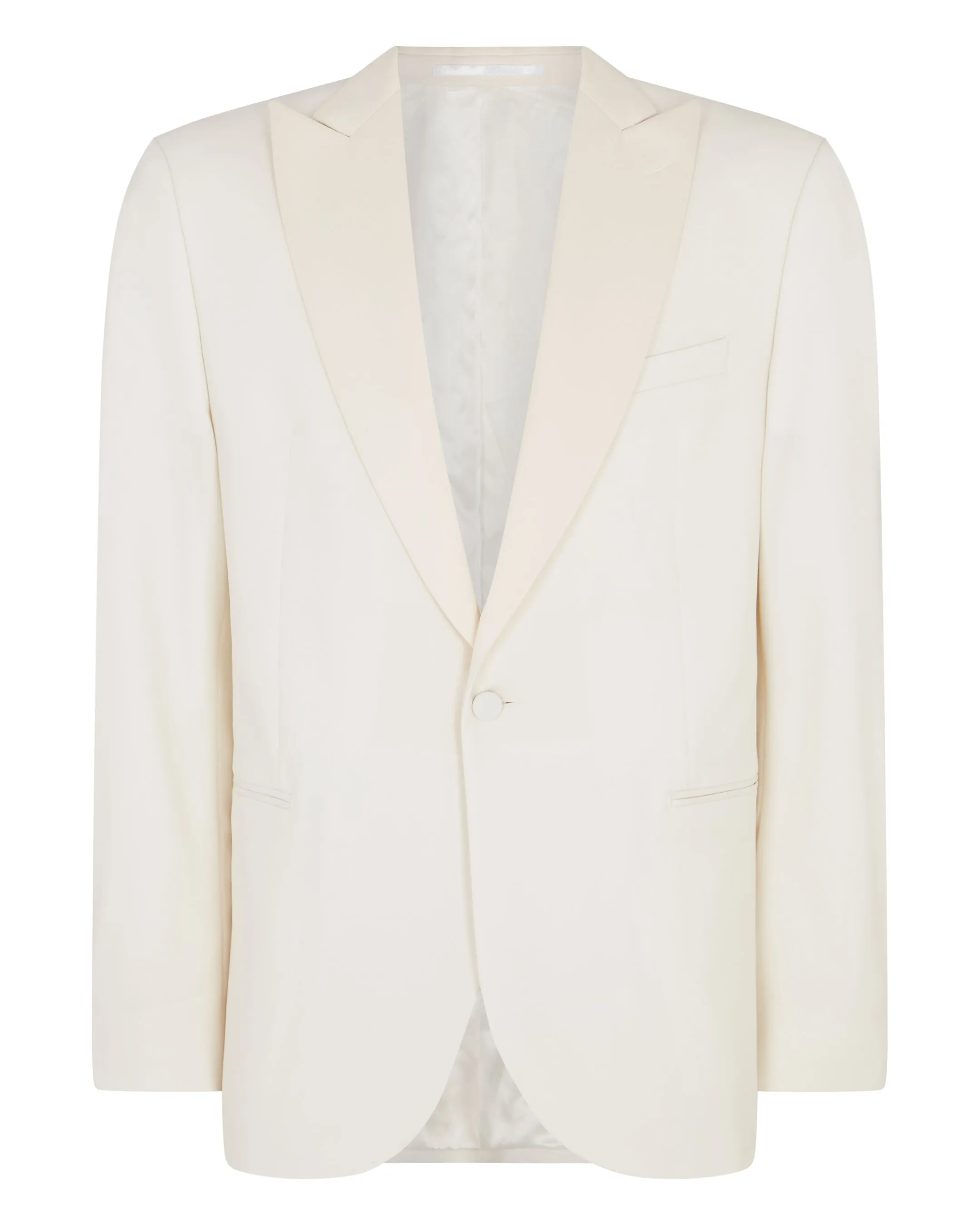 007 Woven Dinner Jacket White