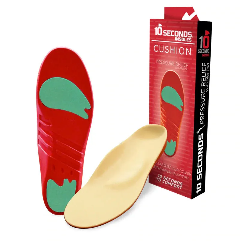 10 SECOND INSOLES PRESSURE RELIEF INSOLE WITH MET