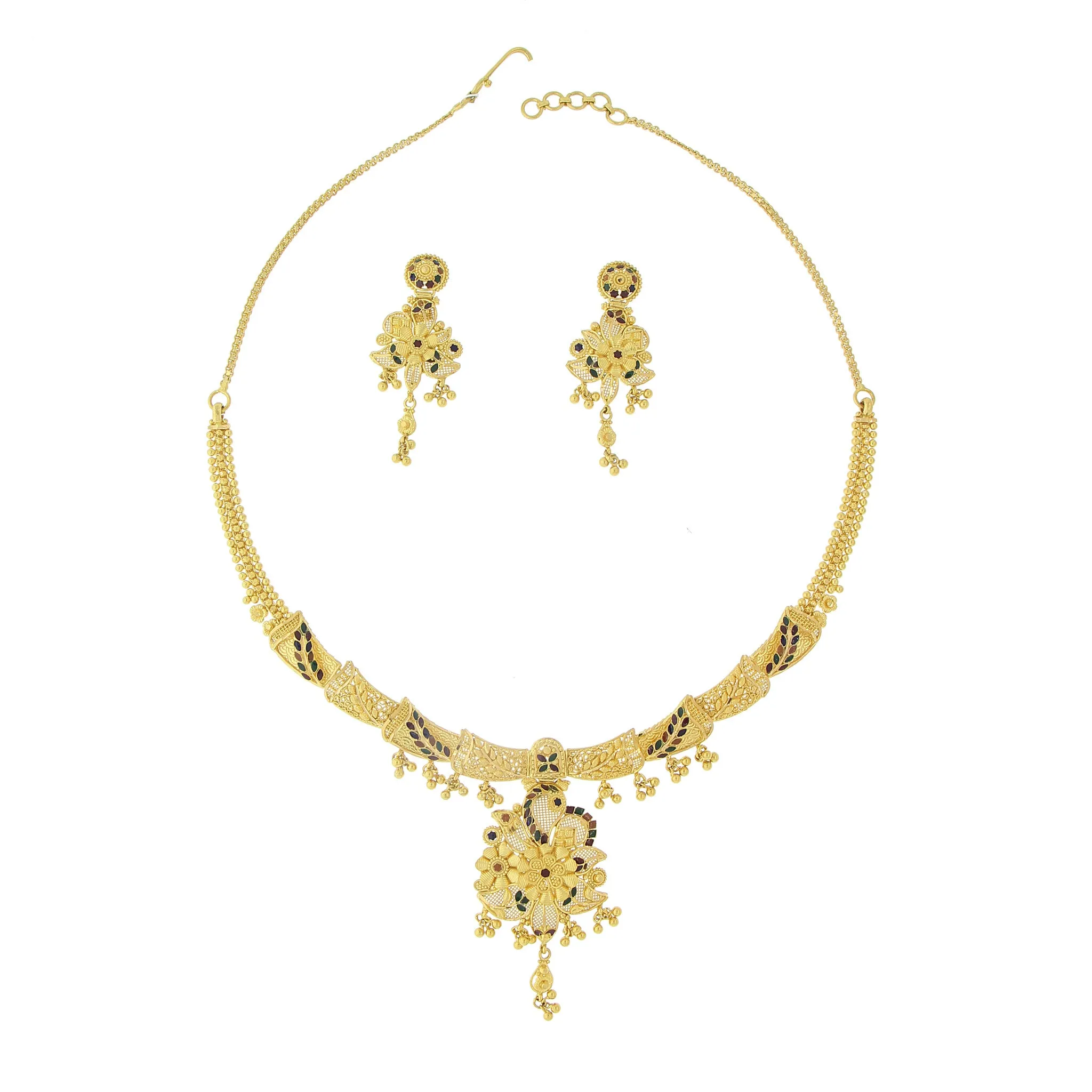 3-PIECE GOLD NECKLACE SET