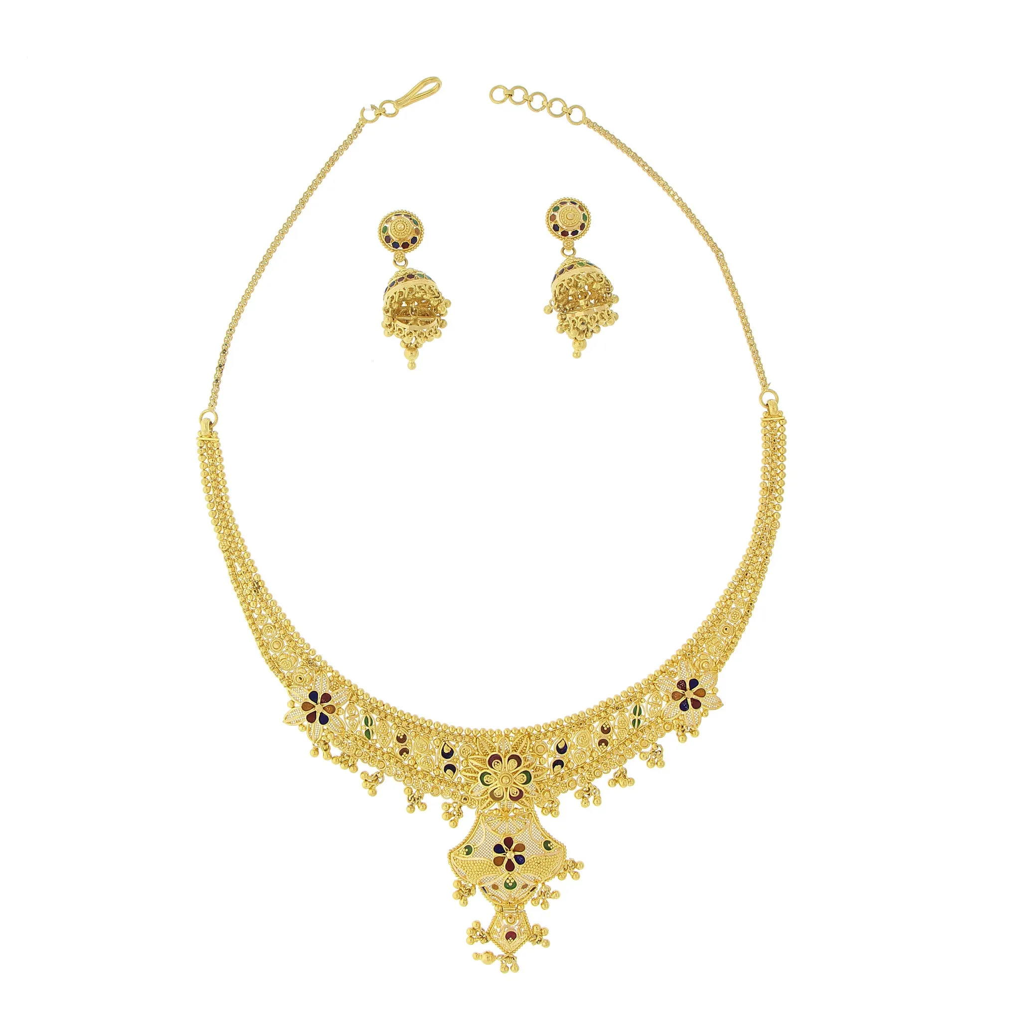 3-PIECE GOLD NECKLACE SET