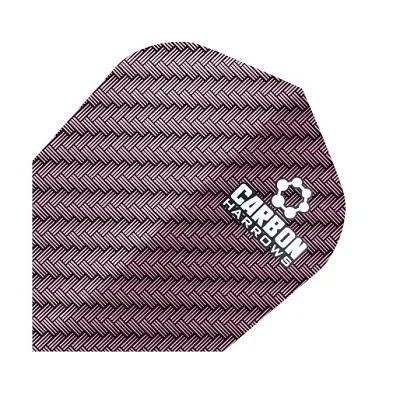 500 Sets Harrows Carbon Dart Flights Extra Strong 100 Micron [1203, Purple]