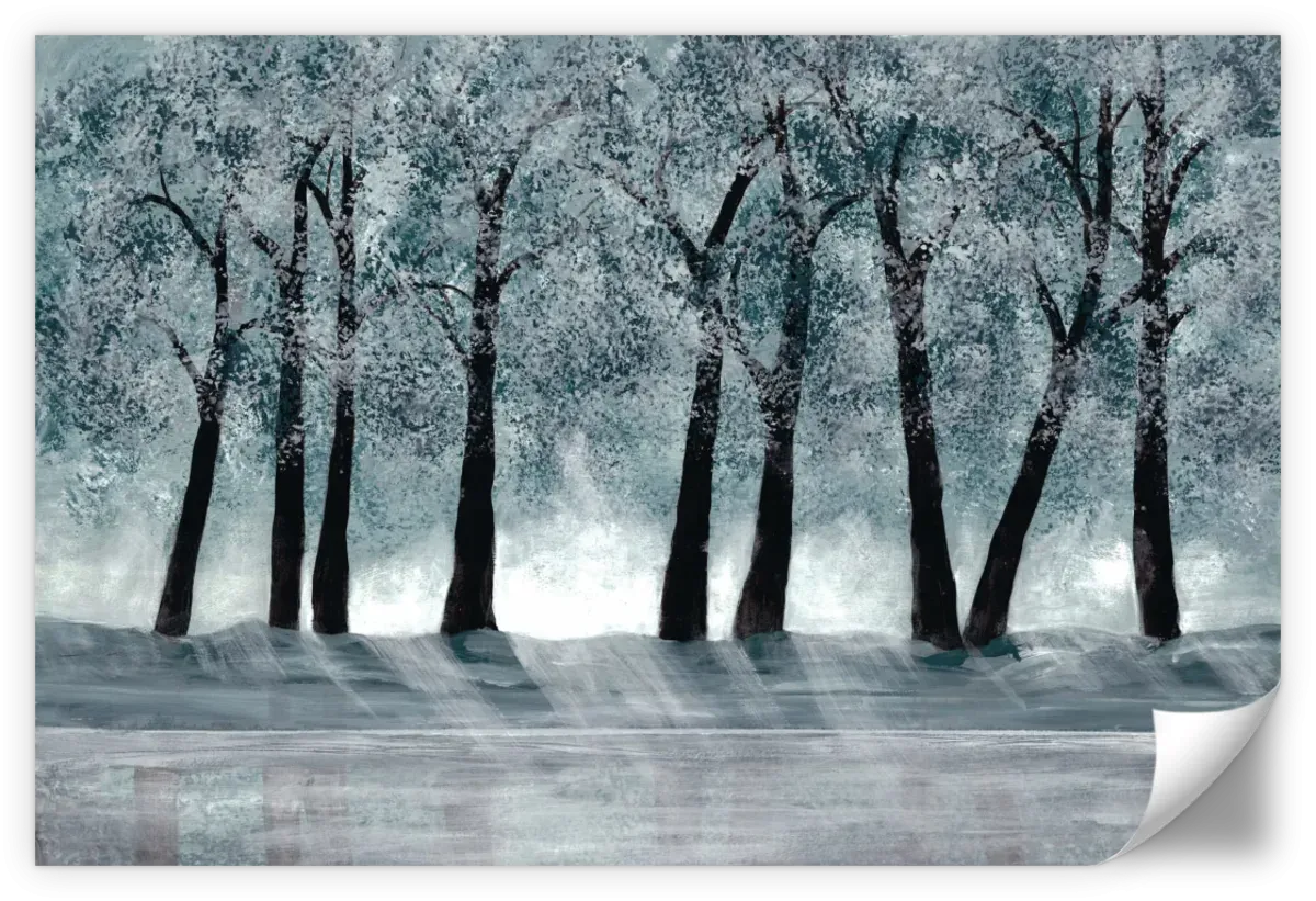 A Blue Forest Wall Art