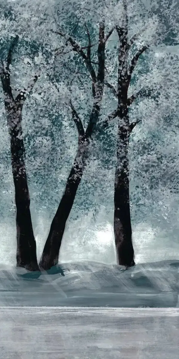 A Blue Forest Wall Art