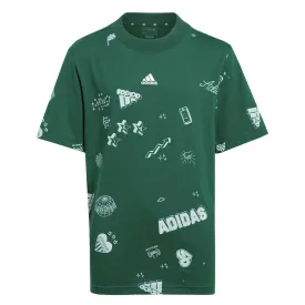 adidas - Kids' (Junior) Brand Love All Over Print T-Shirt (IA1562)