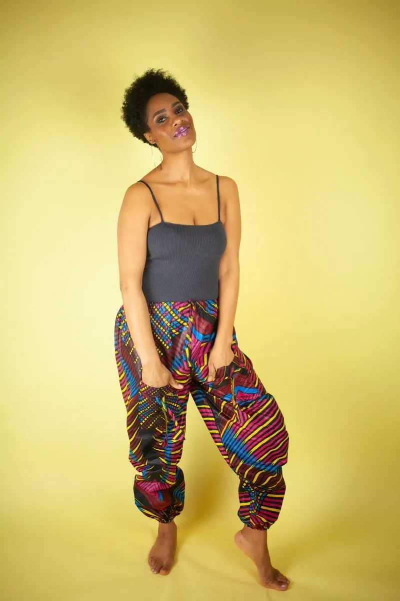 African Trousers In Beautiful Wow Print