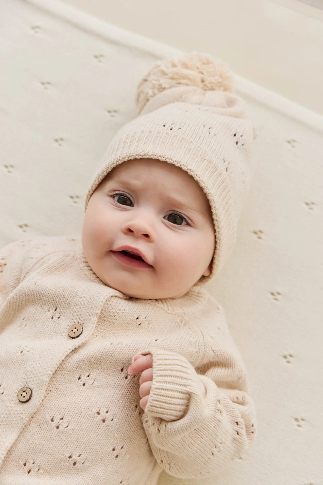 Alette Beanie - Light Oatmeal Marle