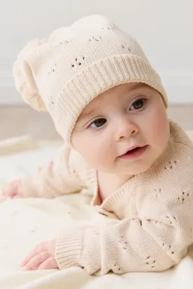 Alette Beanie - Light Oatmeal Marle