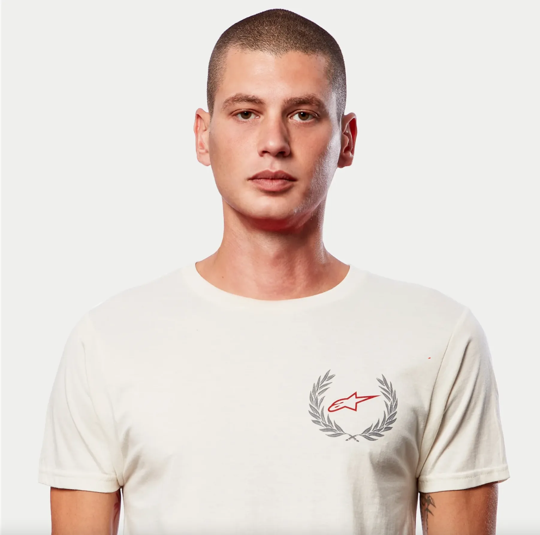 ALPINESTARS WREATH TEE- CREAM