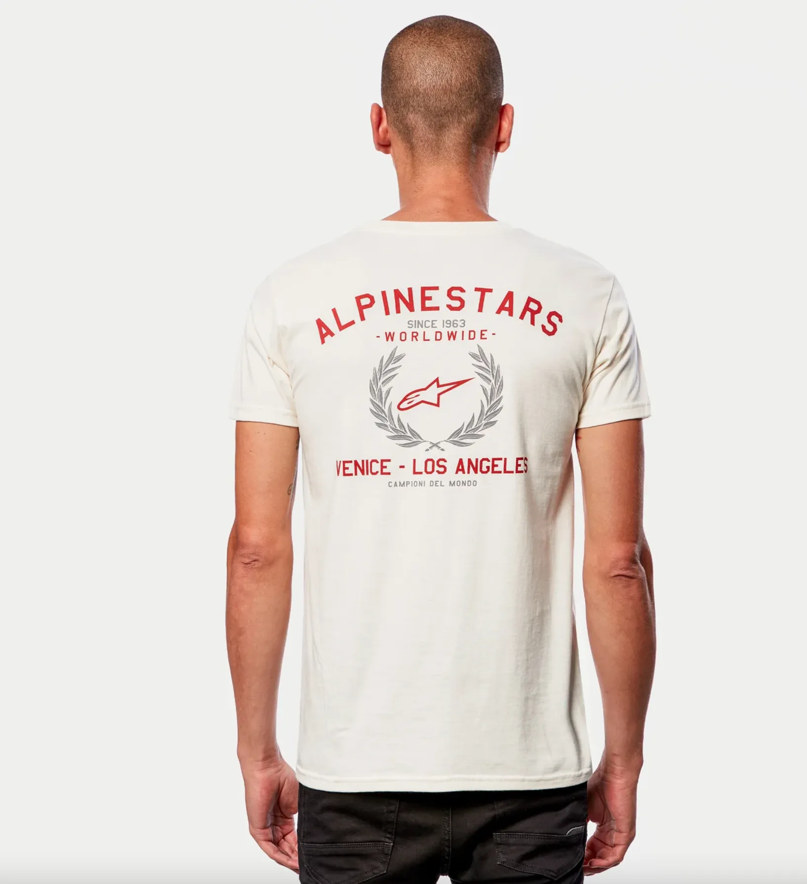 ALPINESTARS WREATH TEE- CREAM