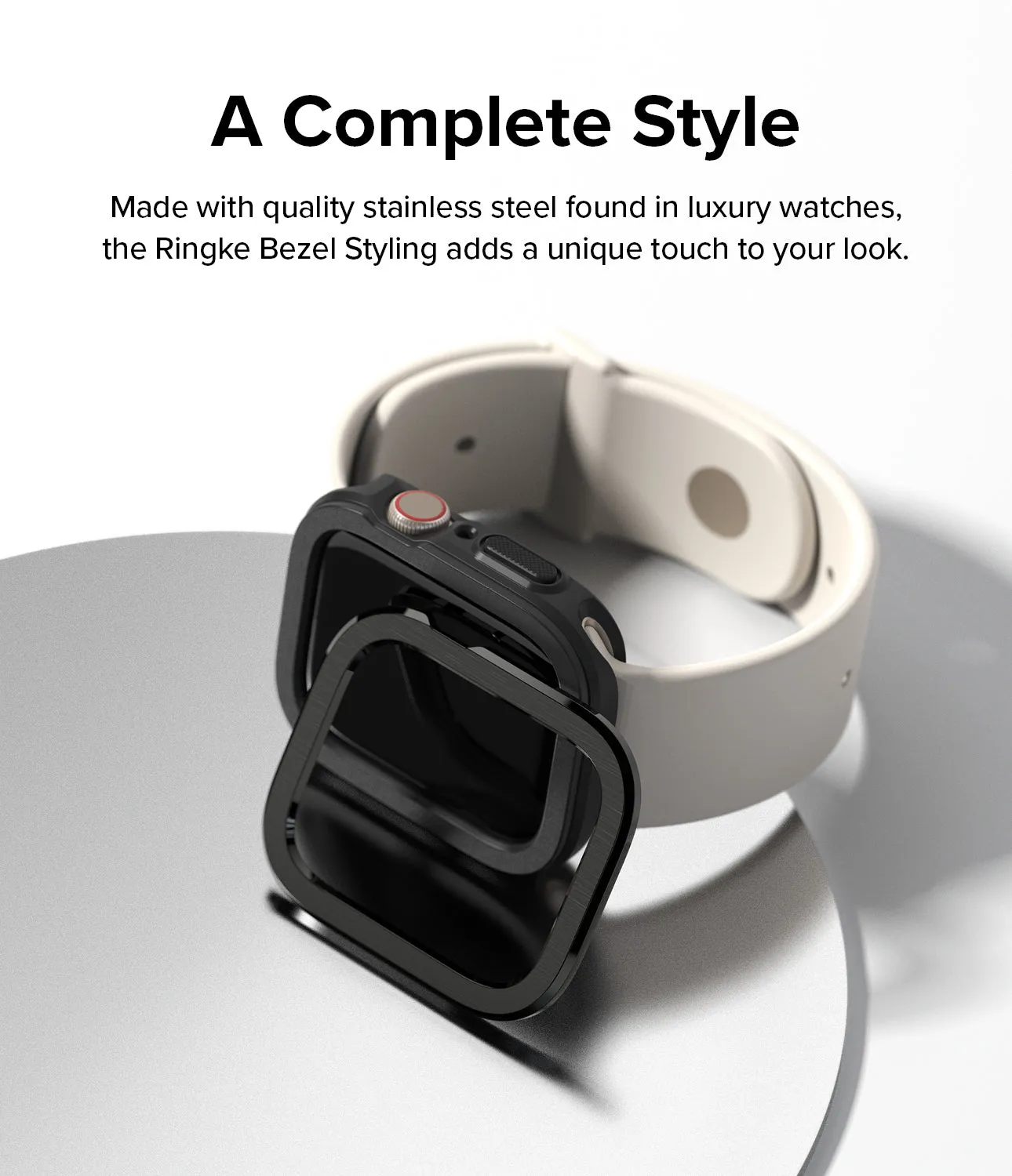 Apple Watch Series (45mm / 44mm) | Air Sports (Black)   Bezel Styling