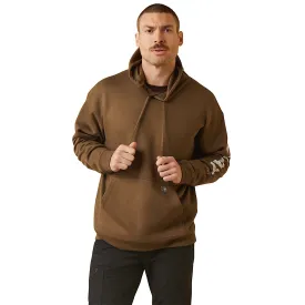 Ariat Mens Rebar Roughneck Pullover Hoodie Beech