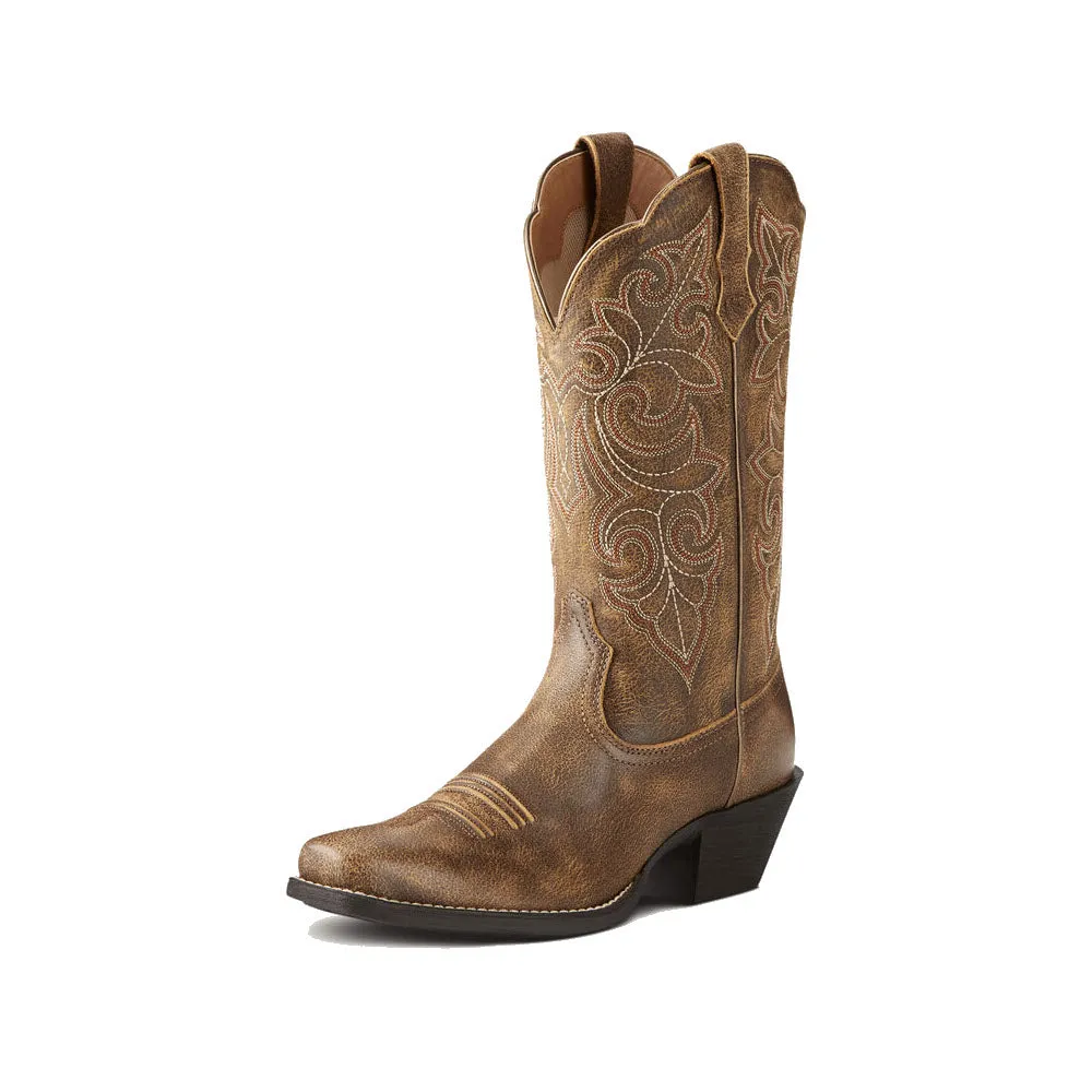 ARIAT ROUND UP SQUARE TOE VINTAGE BOMBER - WOMENS