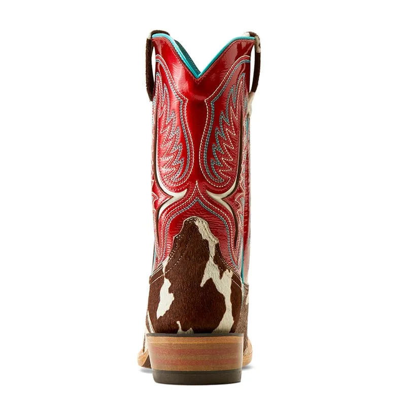 Ariat Womens Futurity Colt Cowtown Hair-On Leather Western Boots - Style 10051020