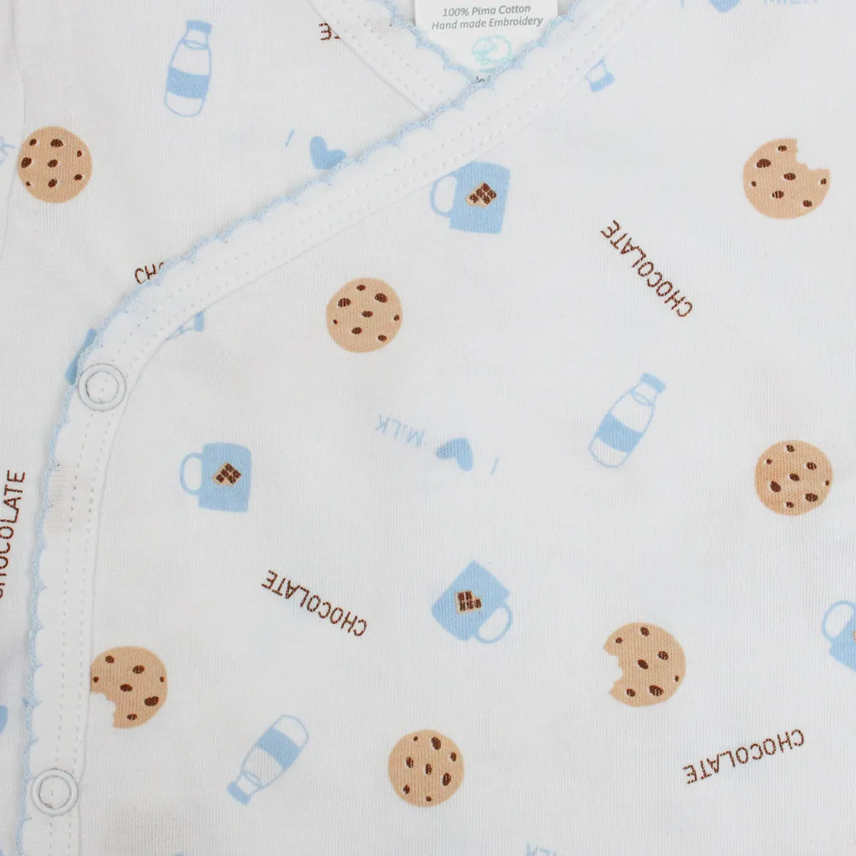 Baby Boy Pajama (2 pieces) - Chocolate Cookies Print