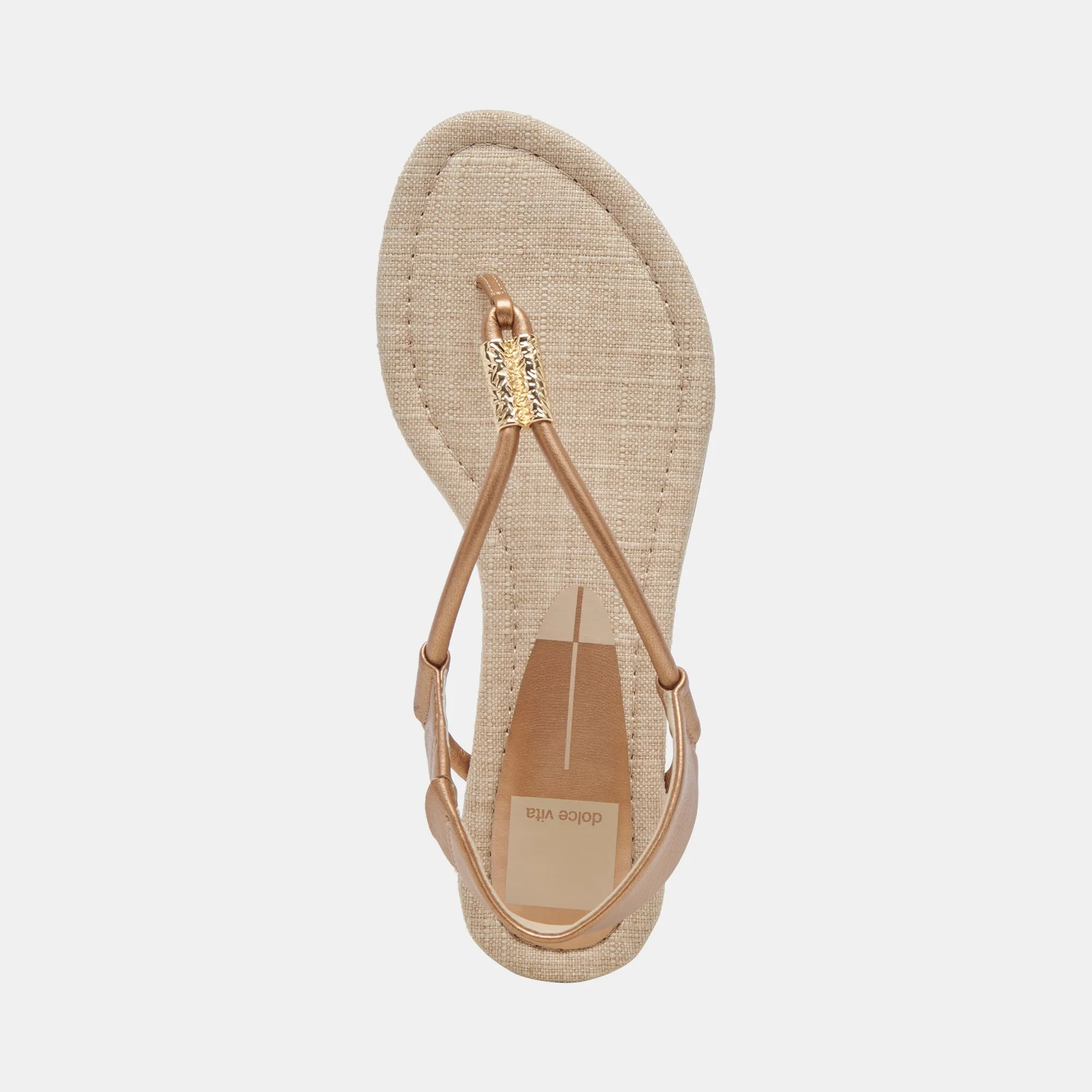 BACEY SANDALS COPPER METALLIC STELLA