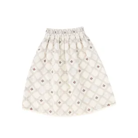 BEBE ORGANIC NATURAL PATCHWORK SKIRT