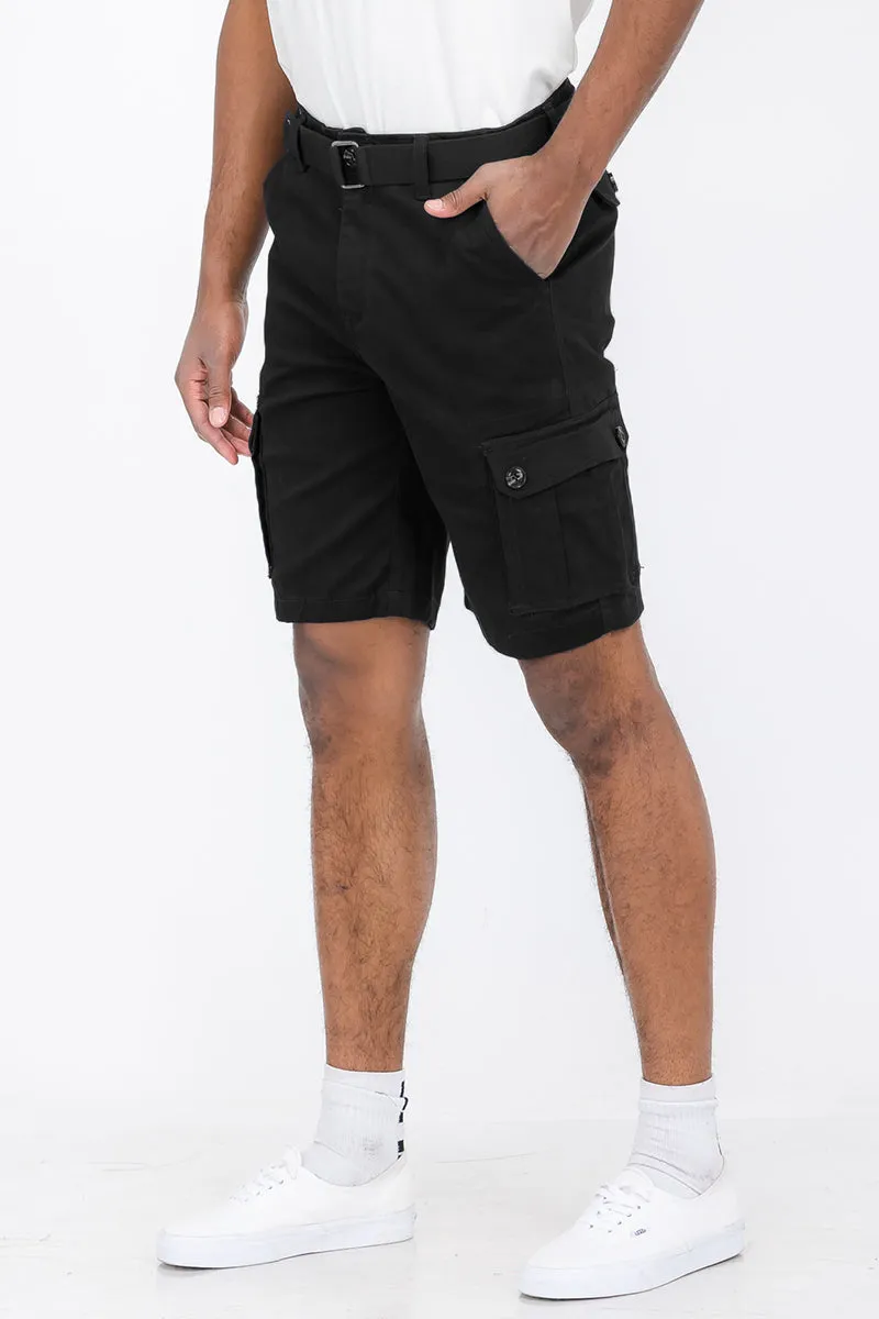 BELTED CARGO SHORT