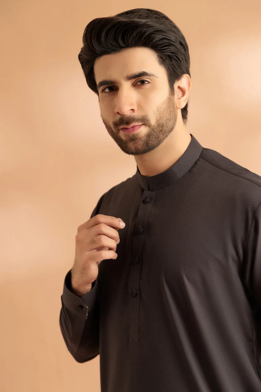 BLACK-BLENDED-SHALWAR SUIT - (GSBS24-006)