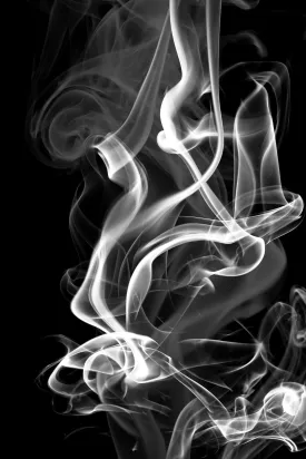 Black Smoke Abstract