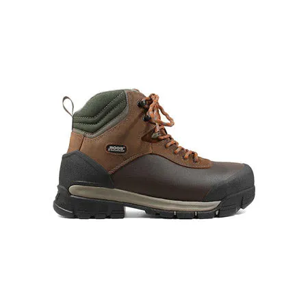 BOGS COMPOSITE TOE BEDROCK SHELL 6" WP BROWN - MENS