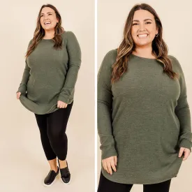 Cafe Cutie Tunic, Olive