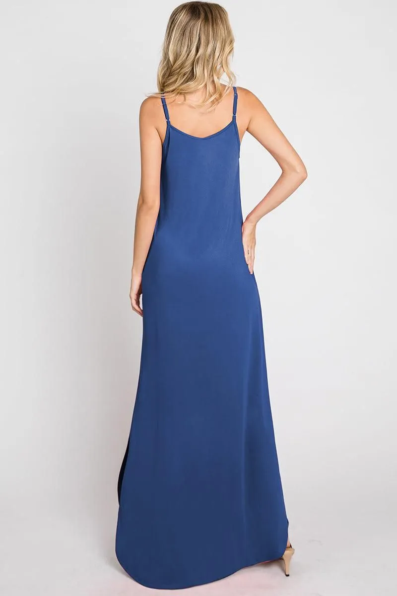 CAMI MAXI DRESS WITH POCKETS