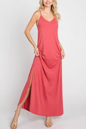 CAMI MAXI DRESS WITH POCKETS