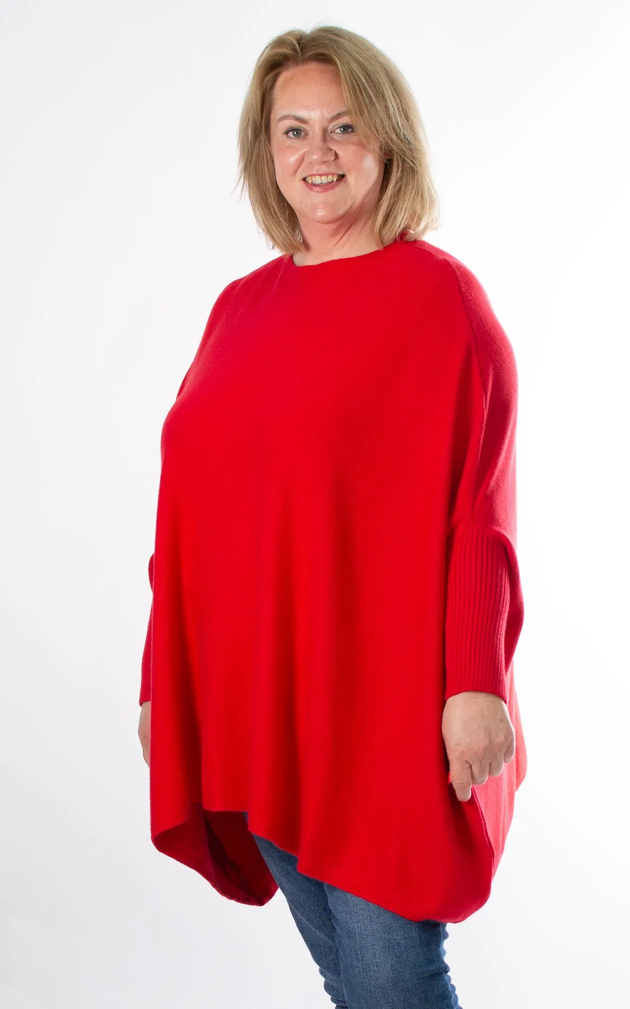 Charlotte Round Neck | Red