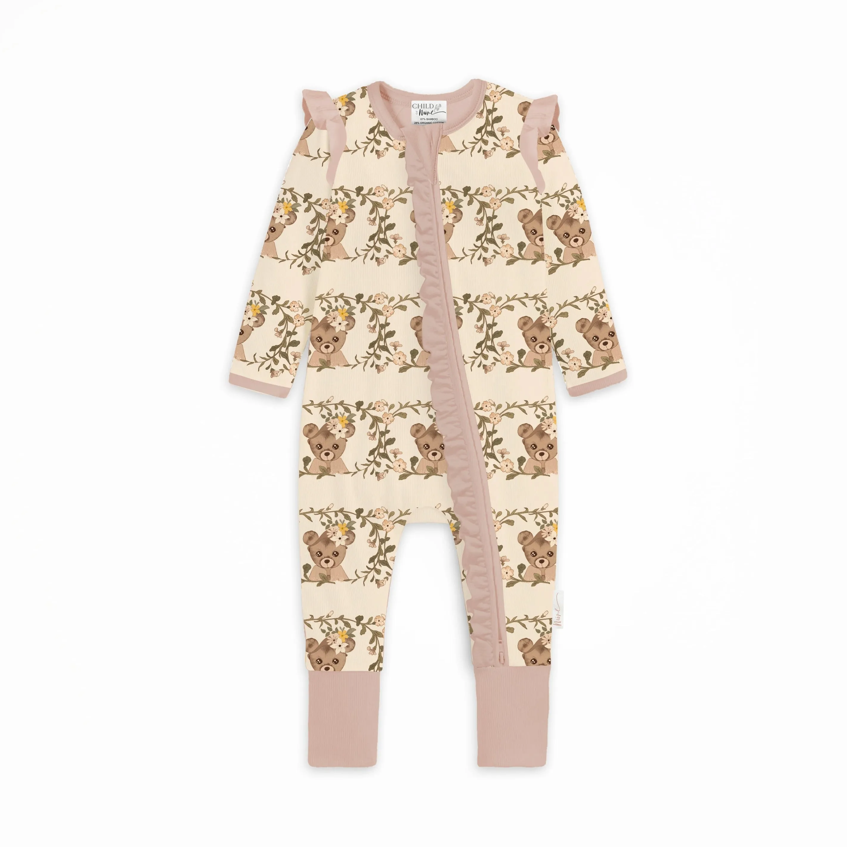 Child Of Mine Zipsuit - Vintage Teddies