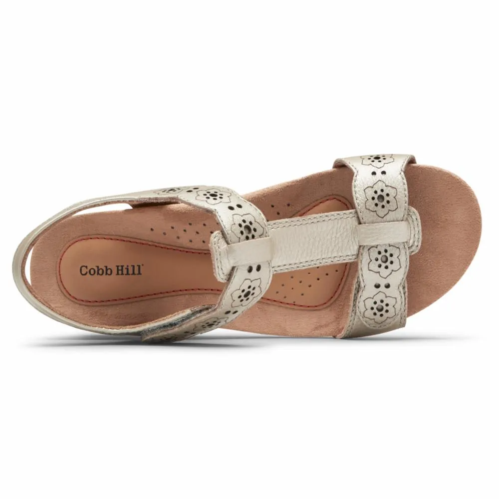 Cobb Hill HOLLYWOOD TSTRAP DOVE METALLIC