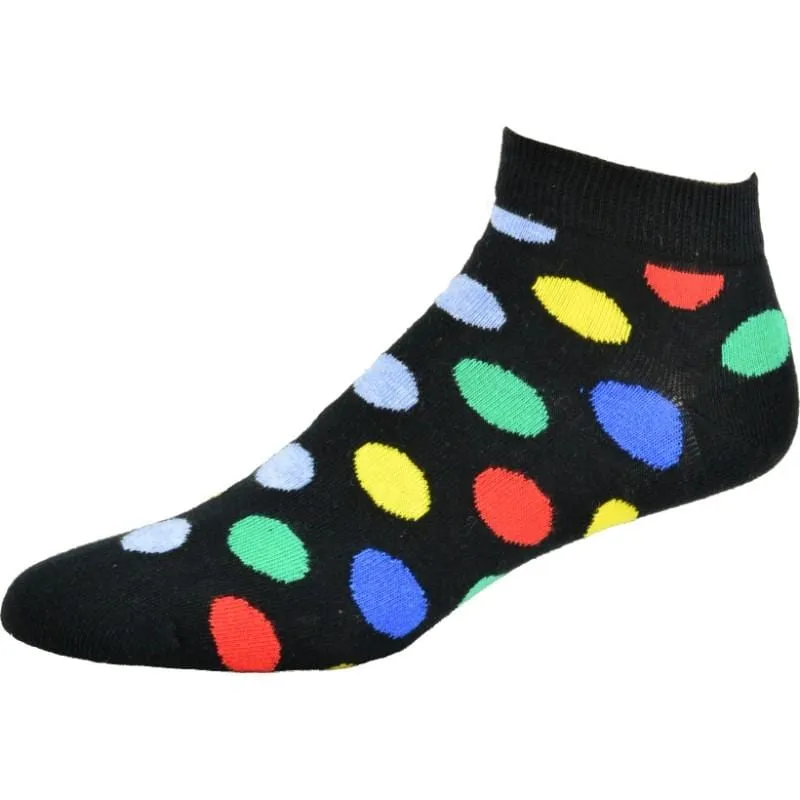 Comb Cotton Low-Cut Polka Dot Socks