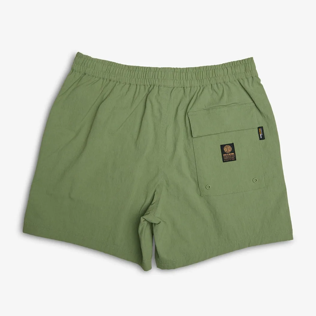 Cordura Glide Swim Short | Oil Green | Deus Ex Machina