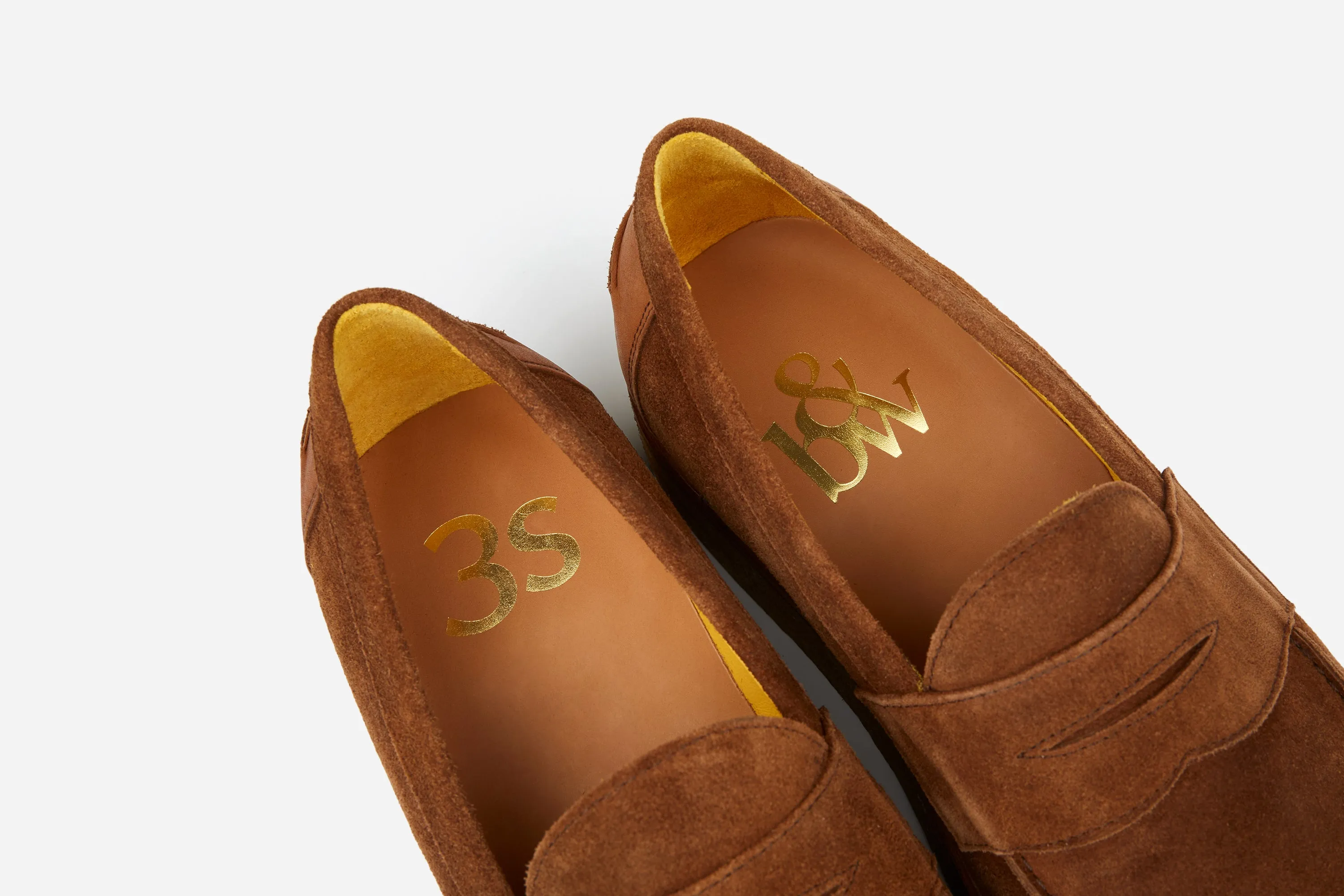 Crepe Wedge Loafer ~ Tan Snuff Suede