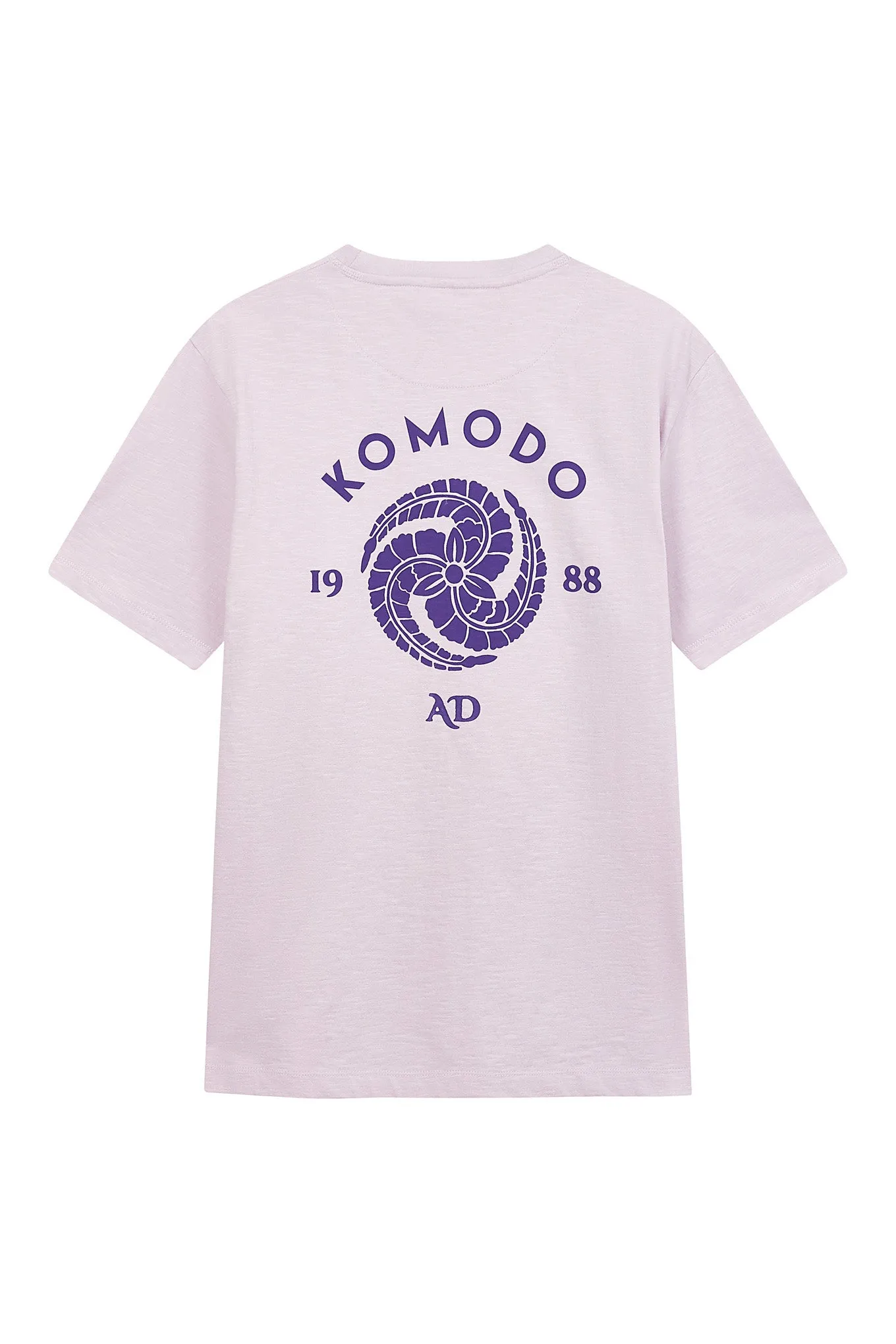 CREST Tee Organic Cotton - Lavender Pink