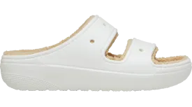 Crocs Classic Cozzy Towel Sandal White Shiitake