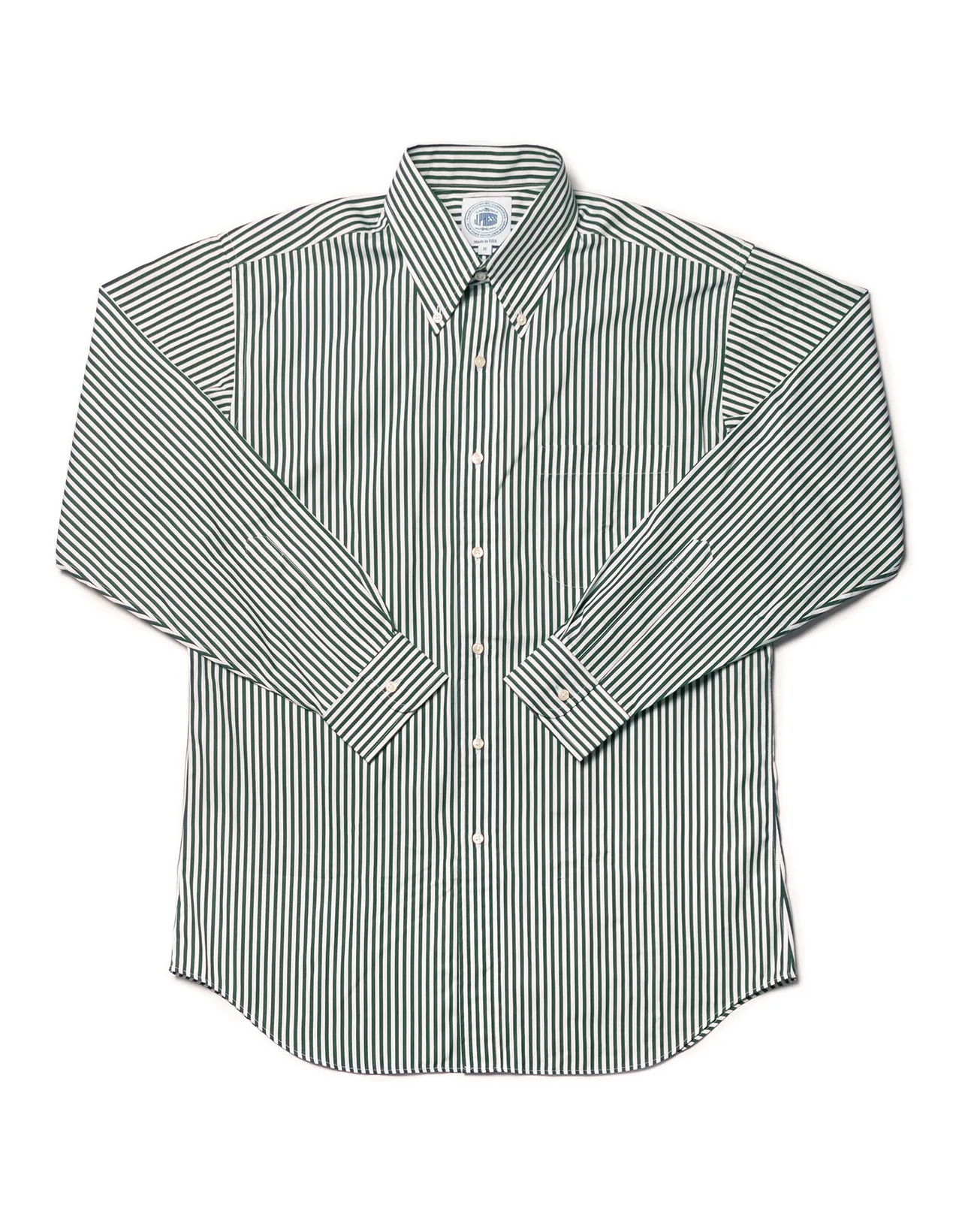 DARK GREEN BOLD STRIPE SPORT SHIRT