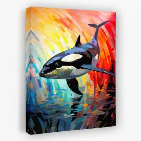 Diving Orca