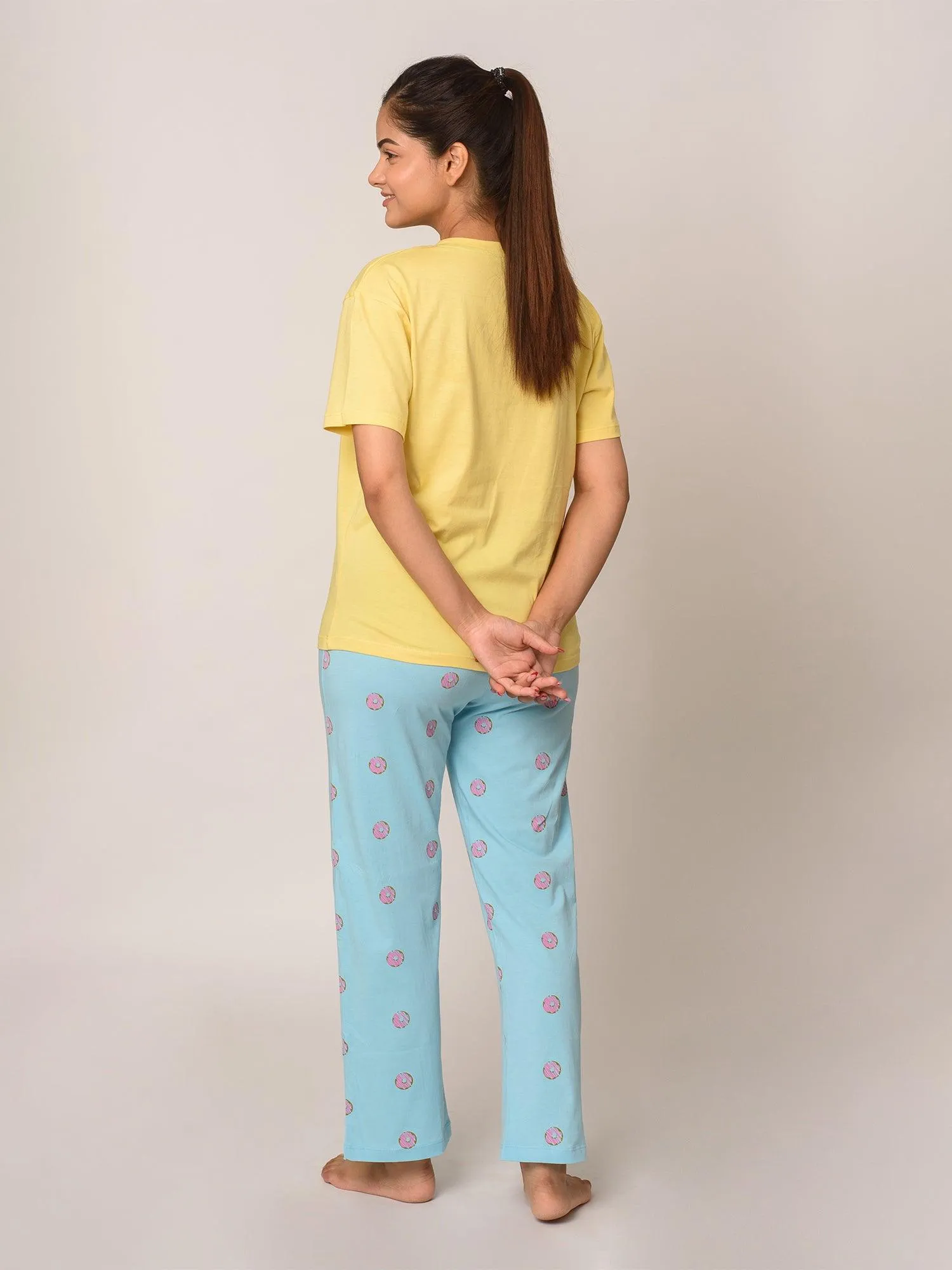 Donut Disturb Cotton Pyjama Set