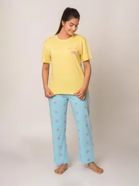 Donut Disturb Cotton Pyjama Set