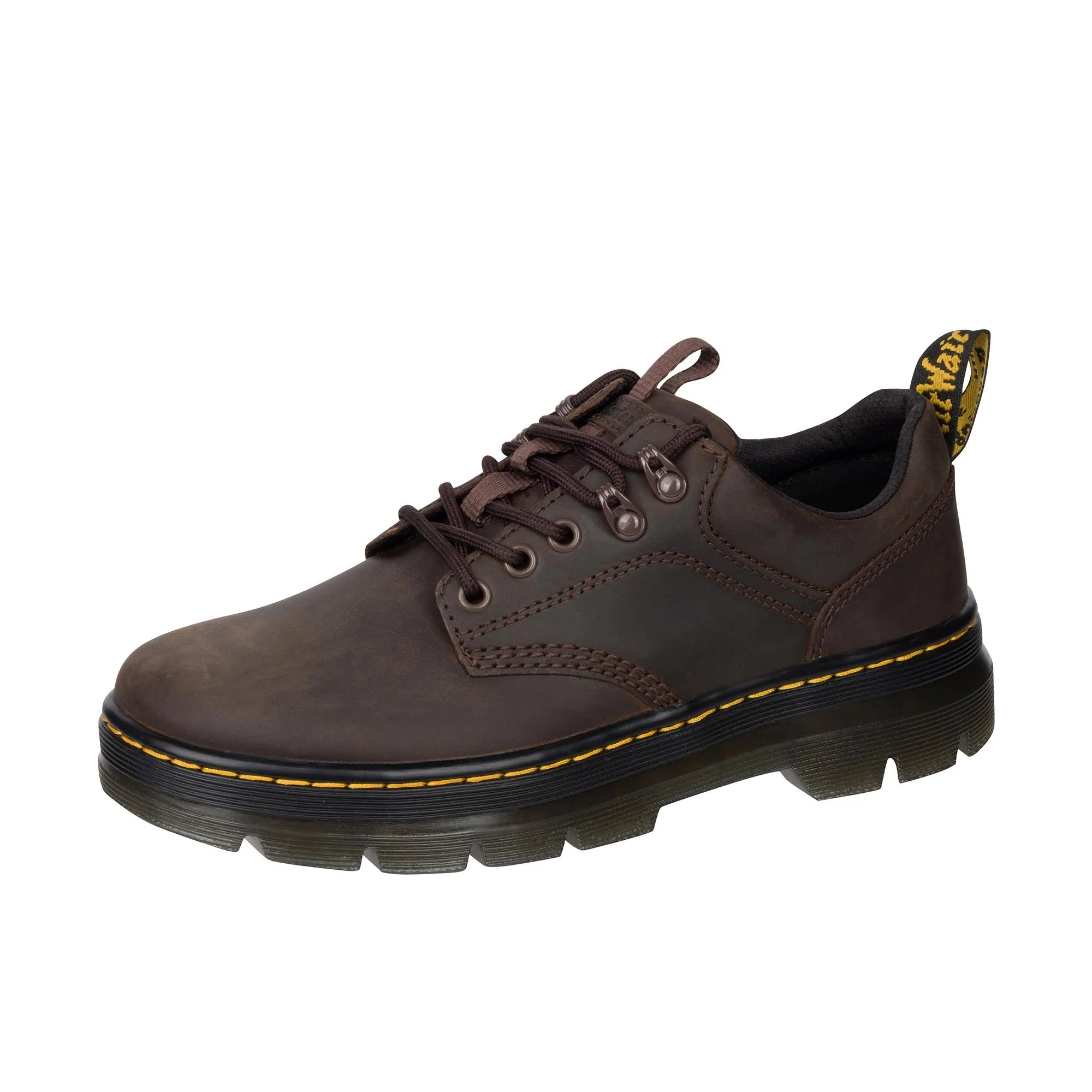 Dr Martens Reeder Utility Shoes Dark Brown Crazy Horse