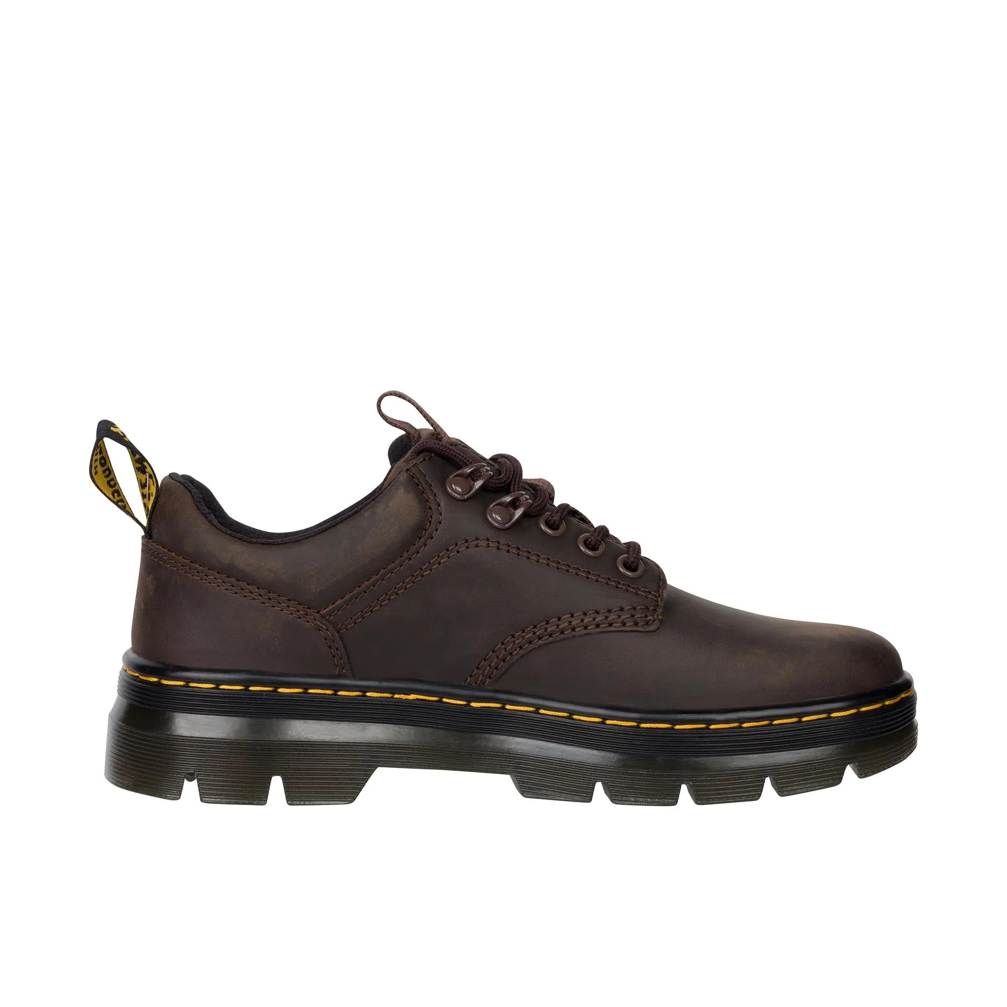 Dr Martens Reeder Utility Shoes Dark Brown Crazy Horse