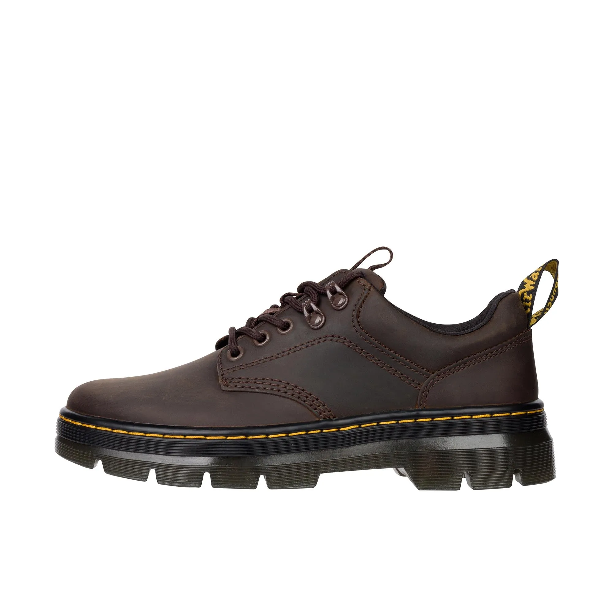 Dr Martens Reeder Utility Shoes Dark Brown Crazy Horse