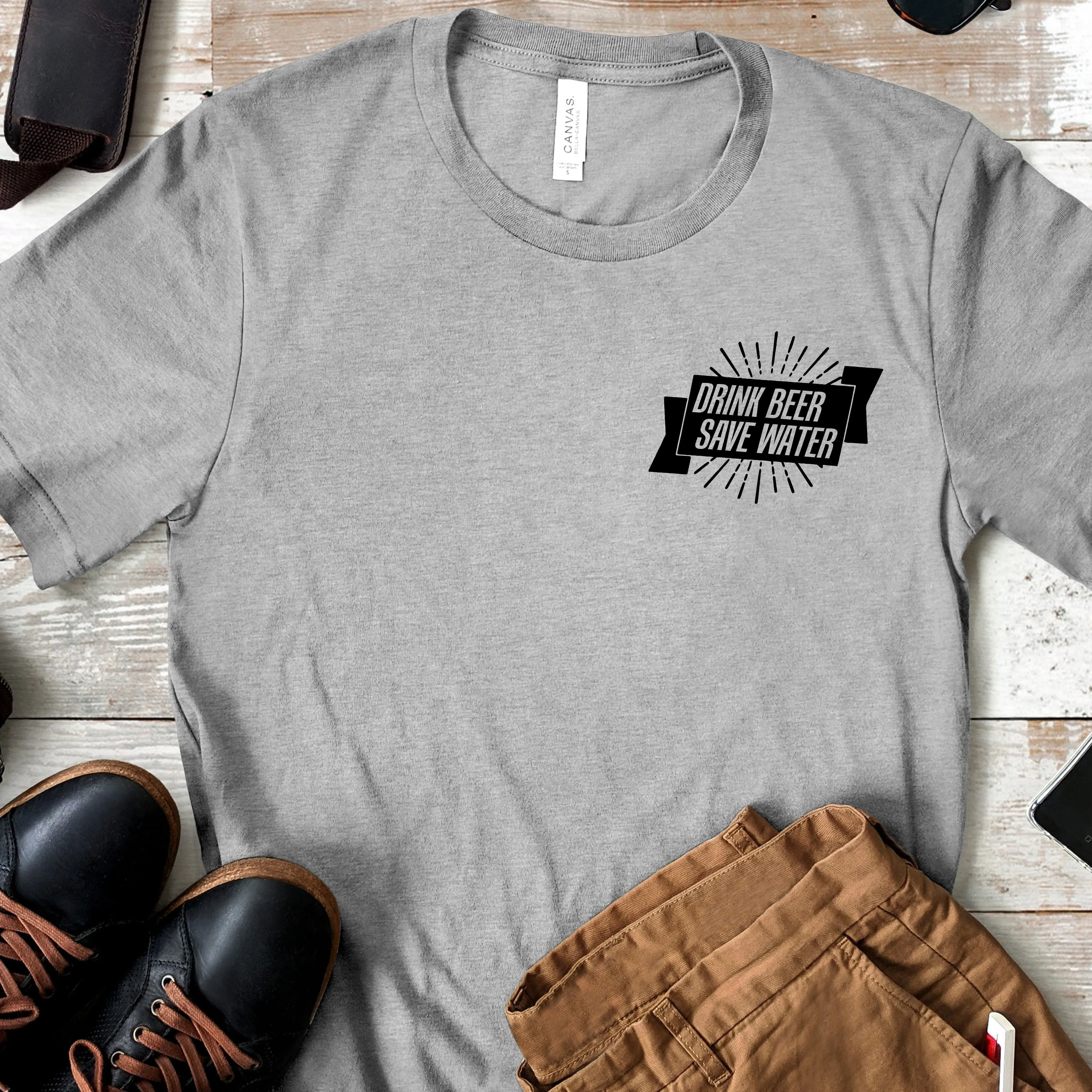 Drink Beer Save Water | Funny Drinking Shirts