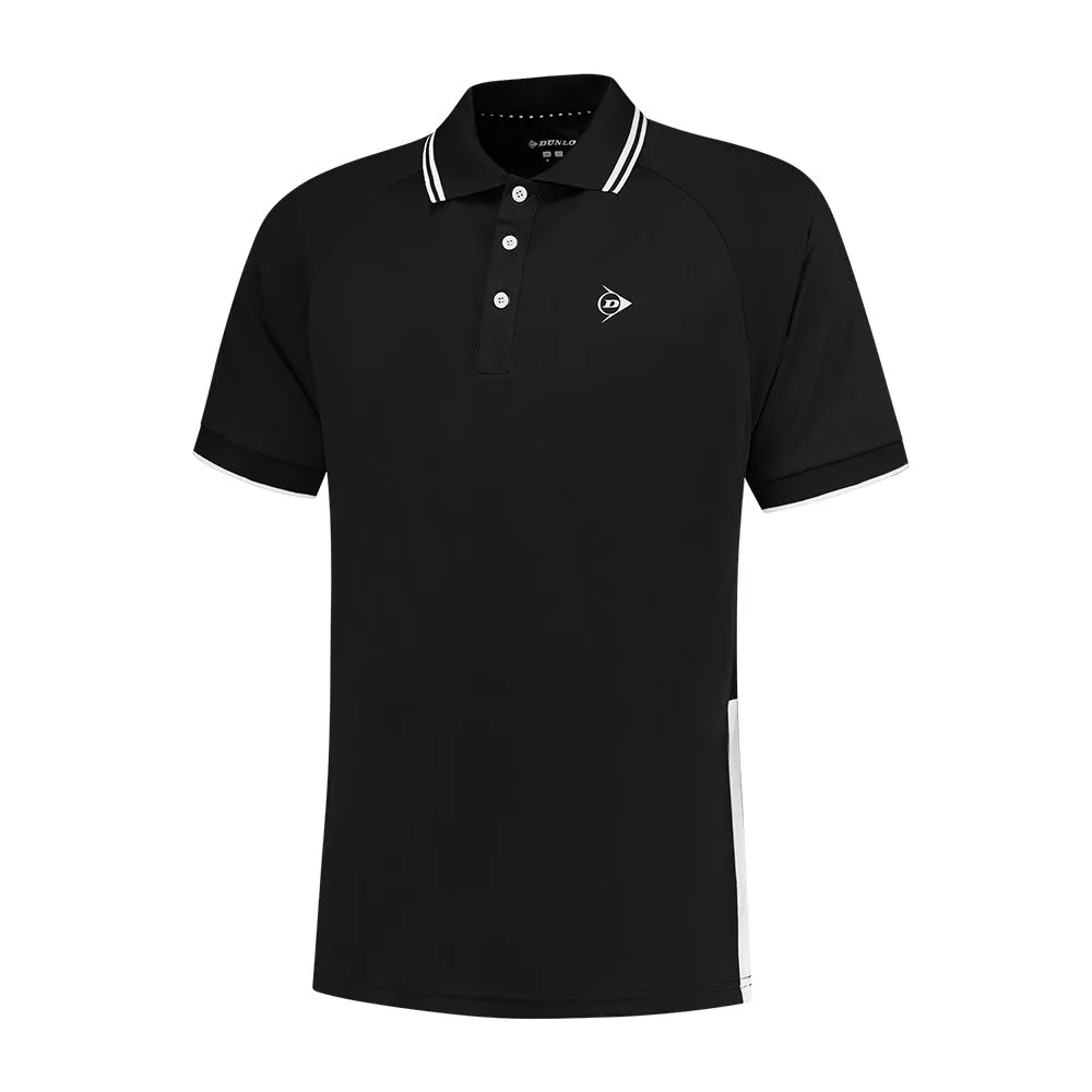 Dunlop Club Mens Polo - Black/White