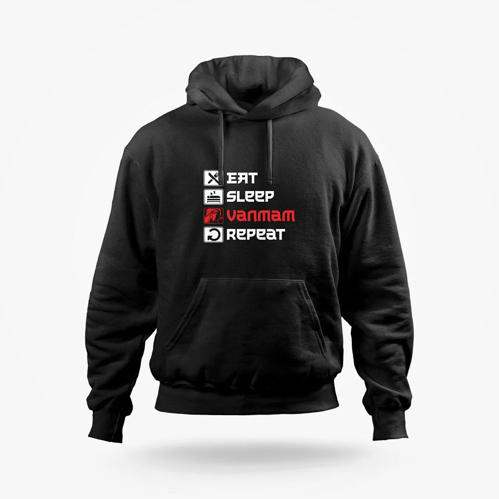 Eat Sleep Vanmam Repeat - SVK Official Hoodie