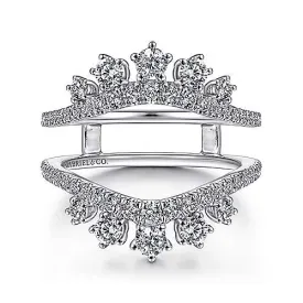 Gabriel & Co. - 14K White Gold Diamond Ring Enhancer