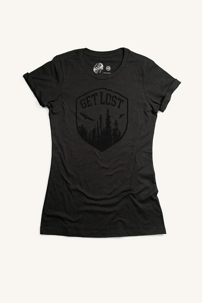 Get Lost Crest T-shirt (Womens)