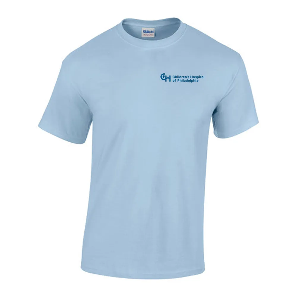 Gildan Adult Heavy Cotton 5.3 oz Bright Color T-Shirt With Blue CHOP Logo