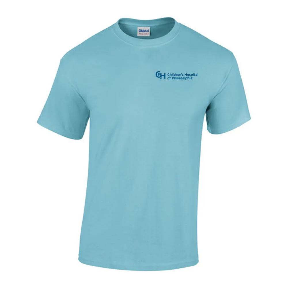 Gildan Adult Heavy Cotton 5.3 oz Bright Color T-Shirt With Blue CHOP Logo