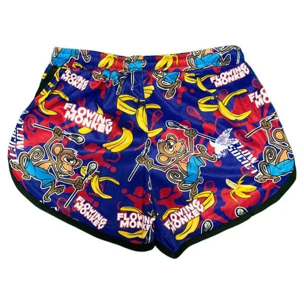 Girls & Womens Flowing Monkey Attack Shorts